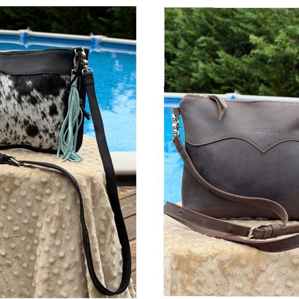 Set of 2 Fringe Hill Design bags